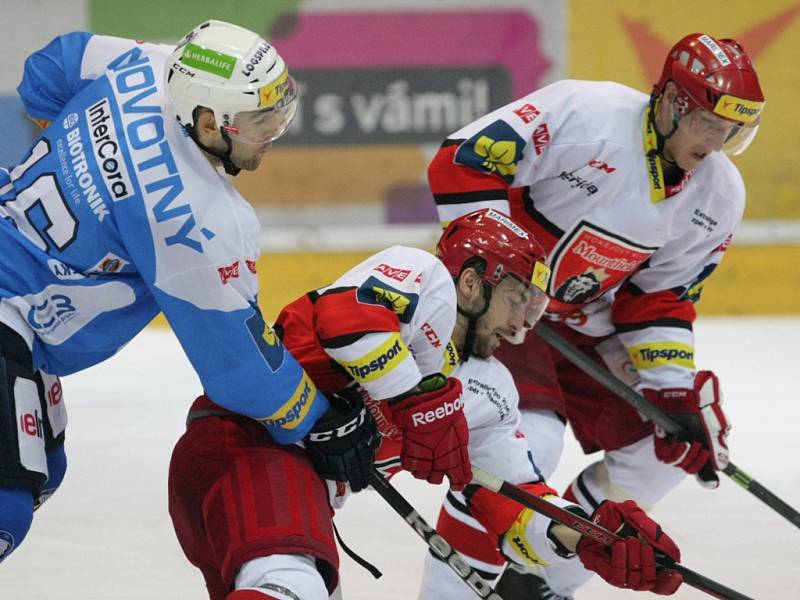 Hokejová extraliga: Mountfield HK - HC Škoda Plzeň.