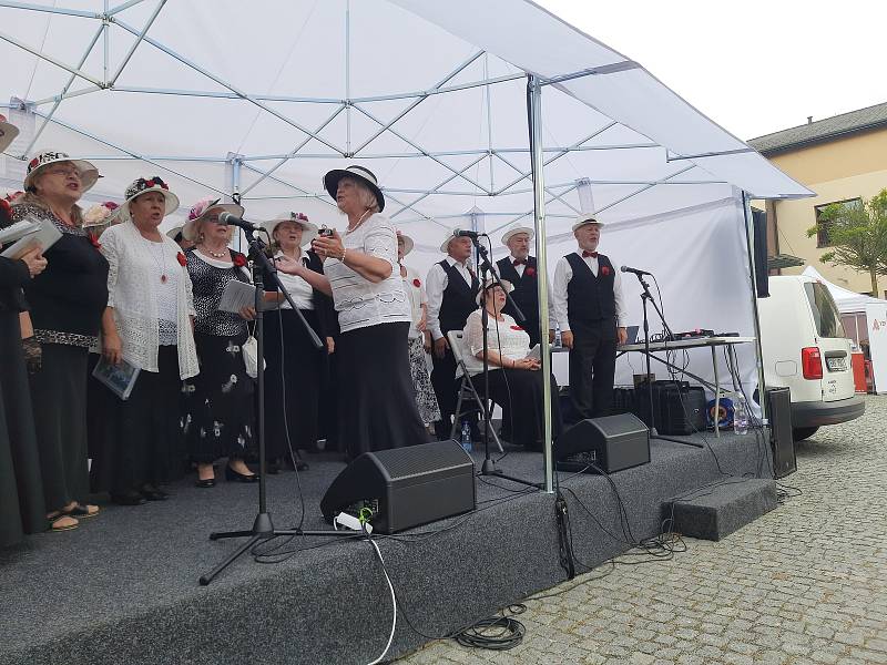 Svátek seniorů si ve středu na Pivovarském náměstí nenechaly ujít stovky návštěvníků.