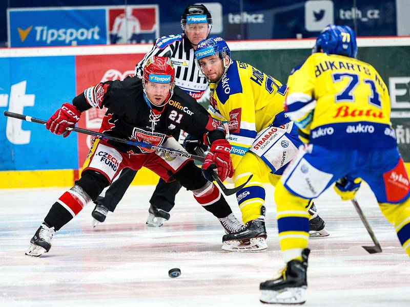 Hokejová extraliga: Mountfield HK - Aukro Berani Zlín.