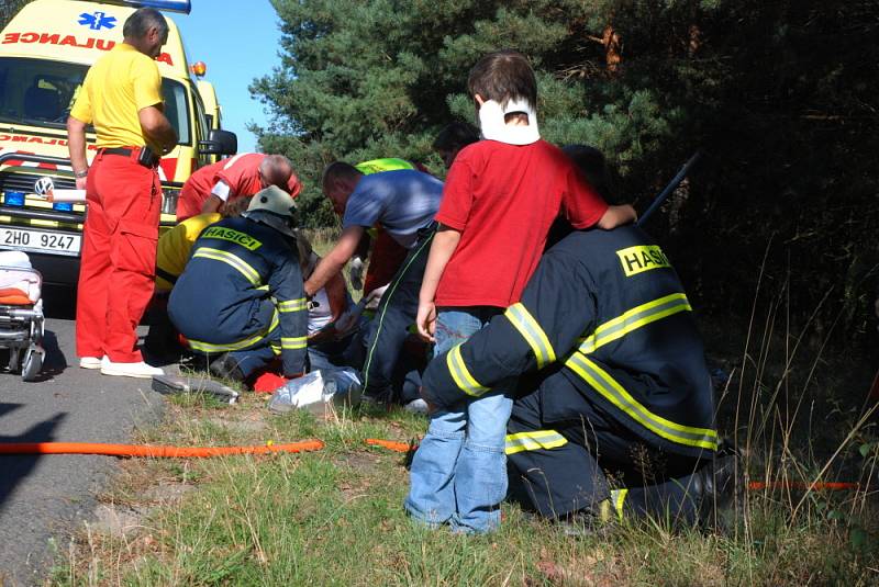 Dopravní nehoda u Bělče