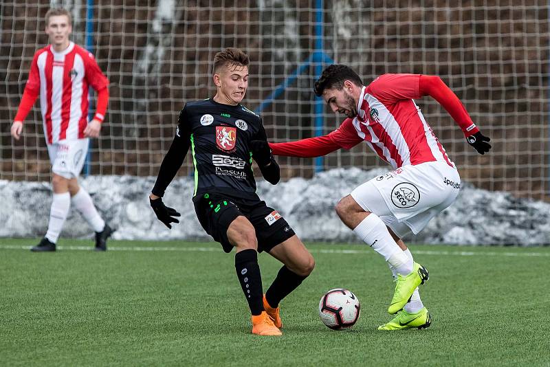 Zimní příprava fotbalistů: FC Hradec Králové - FK Viktoria Žižkov.