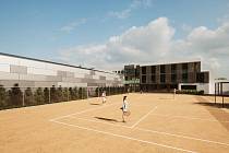 Starou budovu z osmdesátých let nahradí moderní sportovní centrum s tenisovou halou.