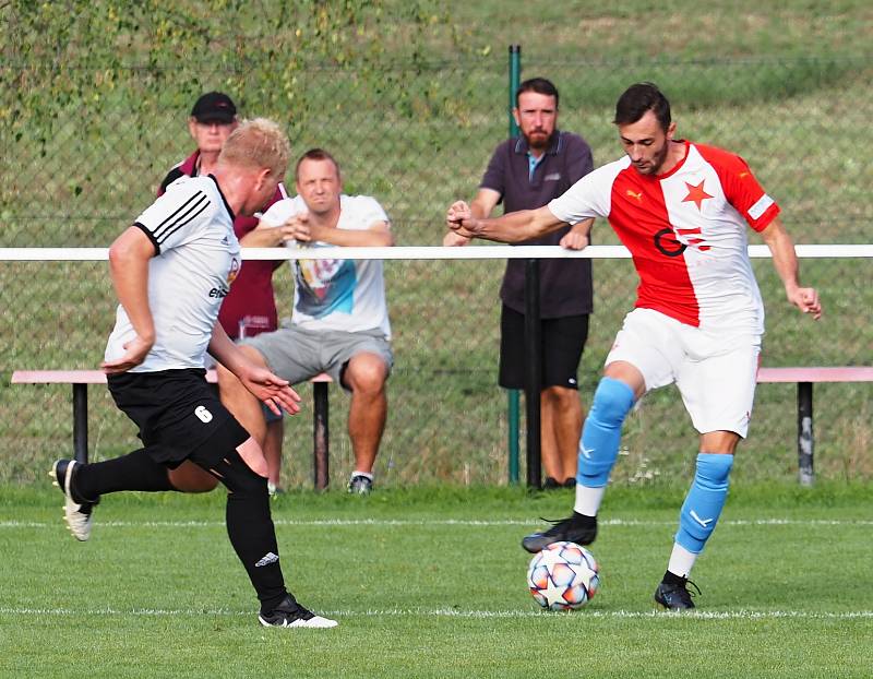 Vysoká nad Labem - Slavia Hradec Králové (v červenobílém) 0:5