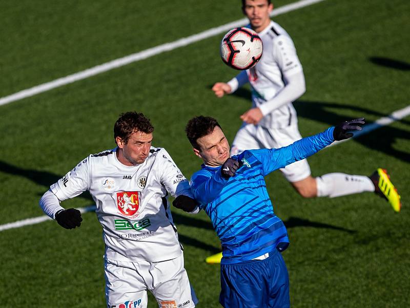 Zimní příprava fotbalistů: FC Hradec Králové - Loko Vltavín.