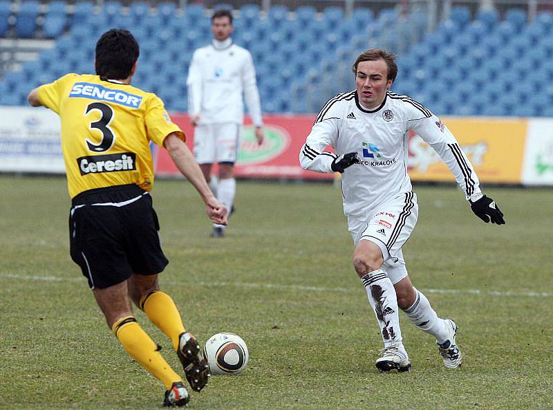 Poslední přípravný duel před jarním startem I. fotbalové ligy: FC Hradec Králové - Bohemians 1905 1:0 