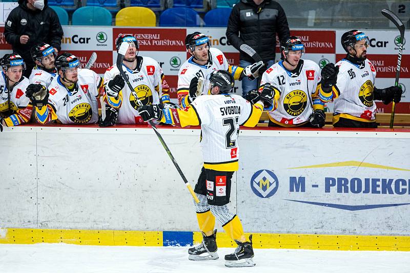 Generali play off Tipsport extraligy - osmifinále: Mountfield HK - HC Verva Litvínov.