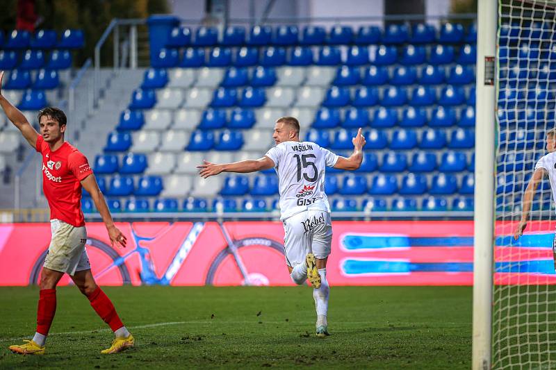 FORTUNA:LIGA 12. kolo: FC Hradec Králové - Zbrojovka Brno 2:1.