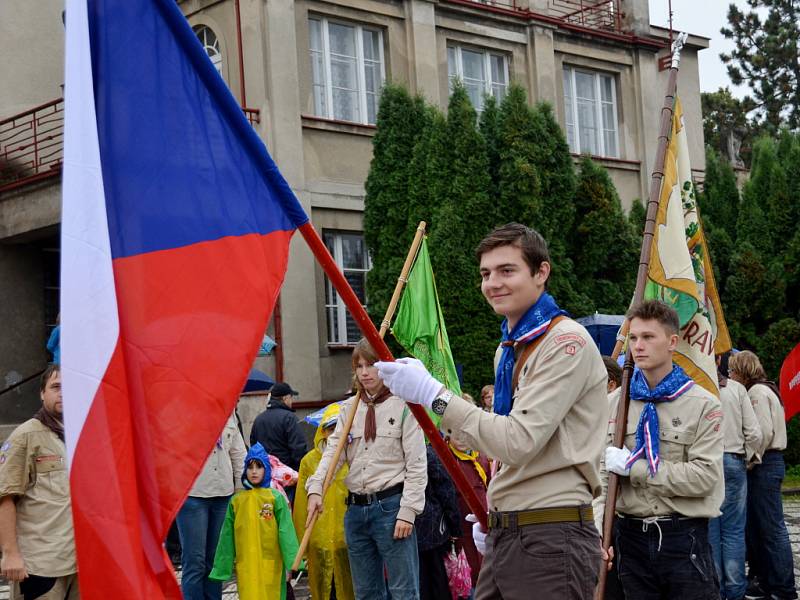 Z oslav 100 let skautingu v Třebechovicích pod Orebem.