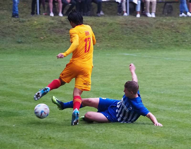 Libčany (v modrém) - Dukla Praha 1:3