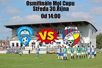 Pozvánka na osmifinále fotbalového Mol Cupu mezi Chlumcem nad Cidlinou a Plzní.