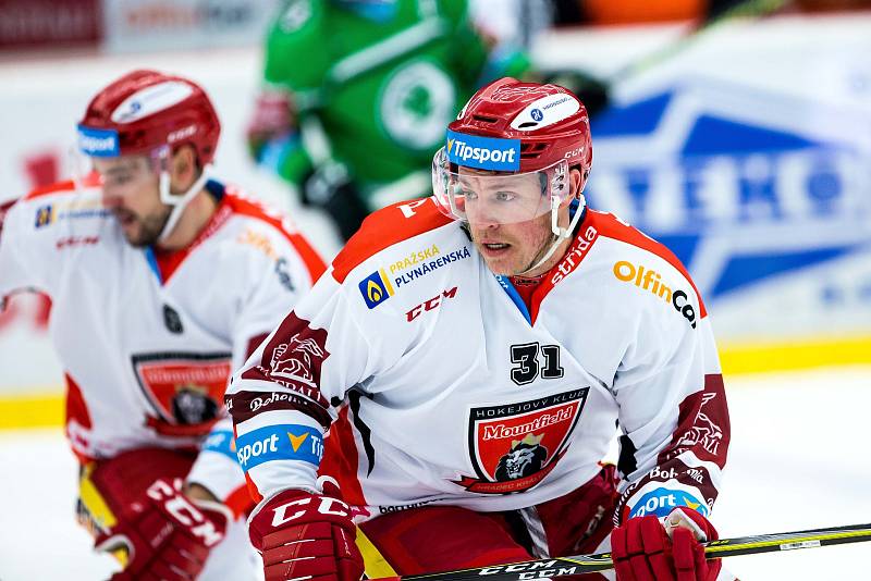 Hokejová extraliga: Mountfield HK - BK Mladá Boleslav.