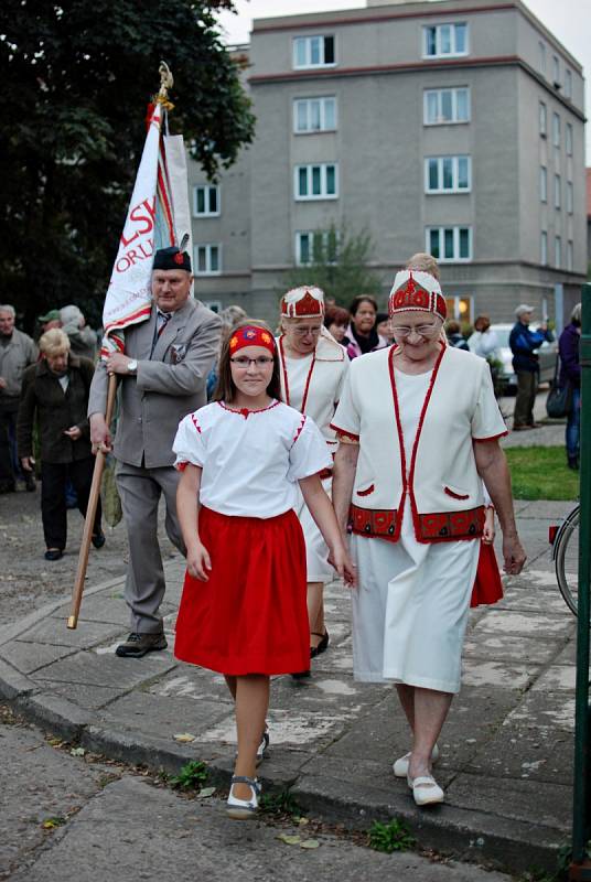 Památný den sokolstva - uctění památky Sokolskou župou Orlickou v Hradci Králové.