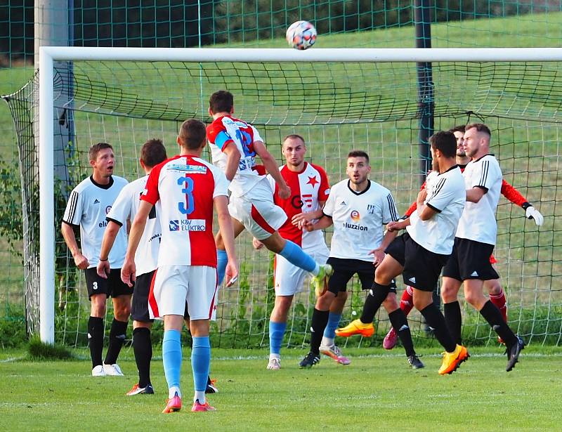 Vysoká nad Labem - Slavia Hradec Králové (v červenobílém) 0:5