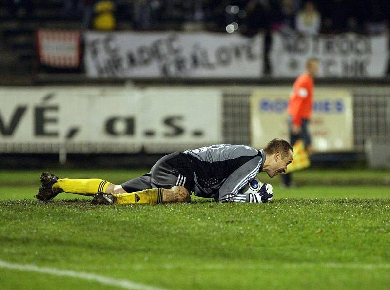 Fotbalový zápas FC Hradec Králové - MFK OKD Karviná: Kafka Jakub.