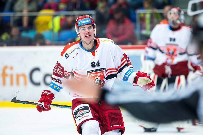 Hokejová extraliga: Mountfield HK - Bílí Tygři Liberec.