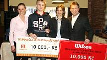 Vyhlášení „Kanářích nadějí“ východočeské oblasti za rok 2011 spojené s tradičním oceněním nejlepších tenistů všech věkových kategorií podle krajského žebříčku v restauraci tenisového klubu LTC Hradec Králové.