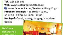 Restaurace Hogo Fogo, Pardubice