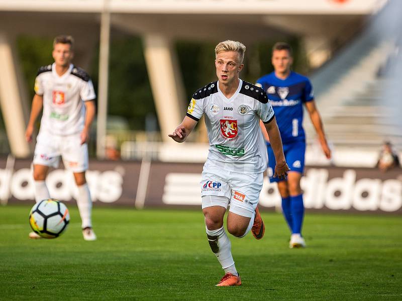 Fotbalová Fortuna národní liga: FC Hradec Králové - FC Sellier & Bellot Vlašim.