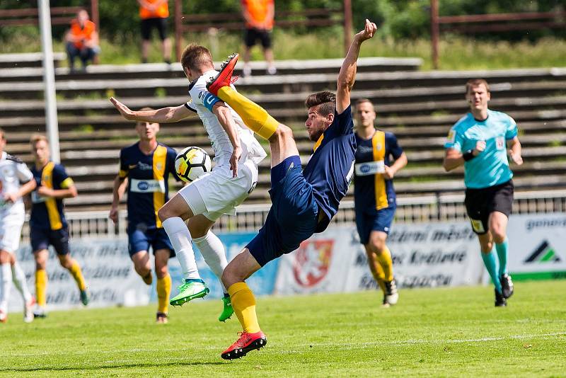 Fotbalová Fortuna národní liga: FC Hradec Králové - SFC Opava.