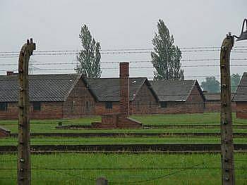 Bývalý koncentrační tábor v Osvětimi.