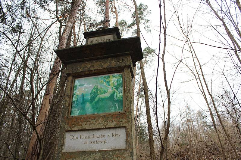 Z lesní Křížové cesty ve Smržově. Foto: Deník/Jana Kotalová