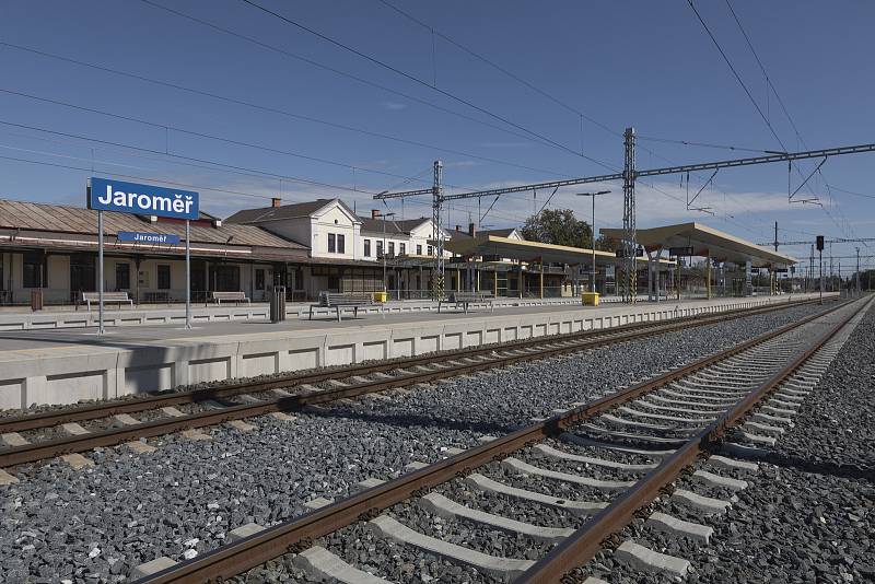 Rekonstrukce železniční stanice Jaroměř.