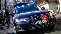 Ve výbavě dálniční policie je nově zařazen vůz Audi, který je vybaven technikou pro monitorováni vozidel.