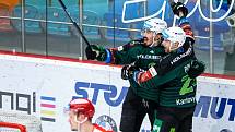 Předkolo hokejového Generali play off Tipsport extraligy: Mountfield HK - HC Energie Karlovy Vary.