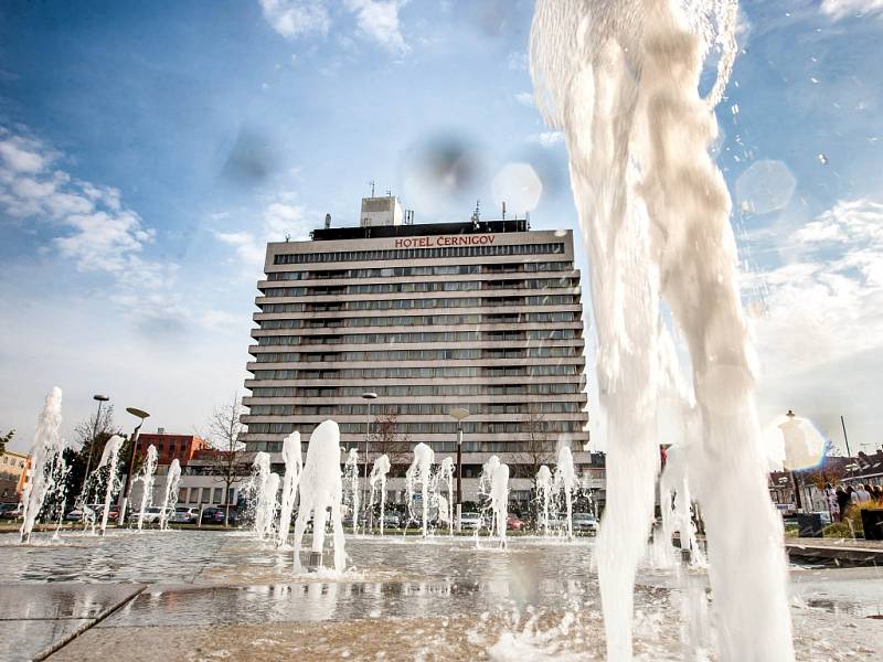 Hotel Černigov v Hradci Králové.