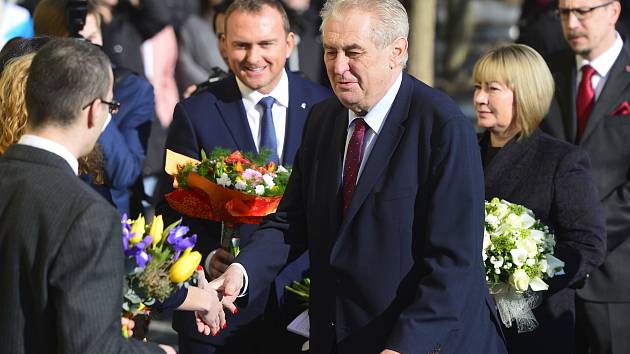 Prezident Miloš Zeman je na návštěvě našeho kraje