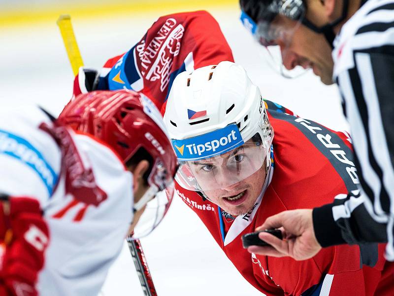 Hokejová extraliga: Mountfield HK - HC Dynamo Pardubice.