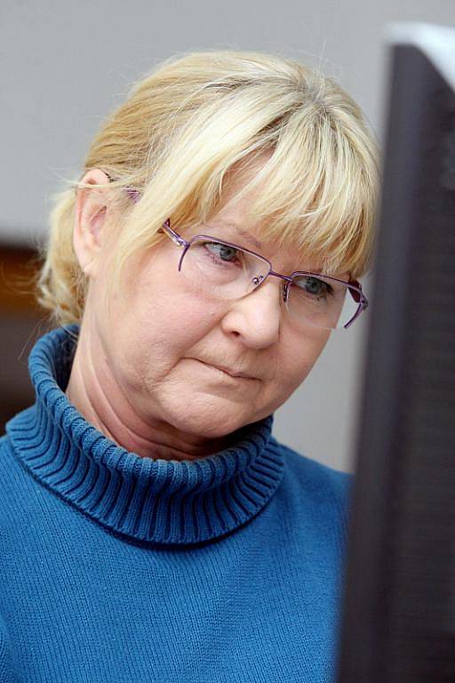 Spisovatelka Stanislava Nopová při on-line rozhovoru 22. prosince 2010.