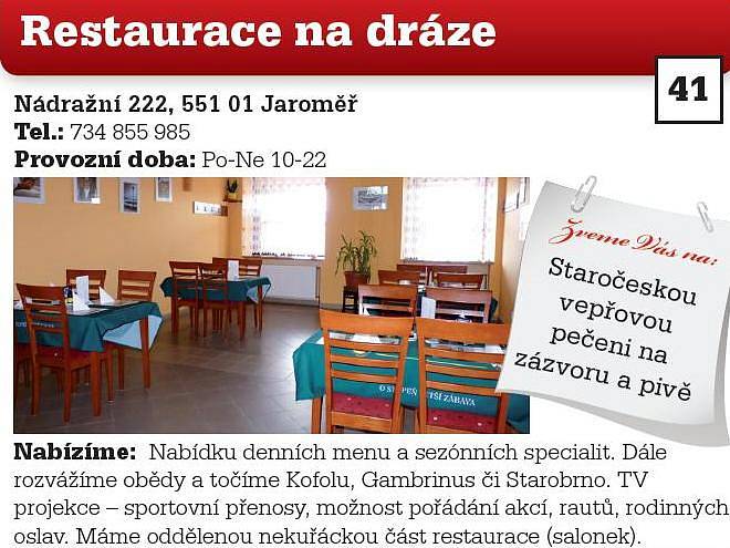 Restaurace na dráze