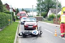 Ve čtyř případech ze sedmi byli účastníky nehod řidiči motocyklů.