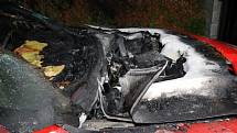 Při požáru osobního vozidla byla způsobena škoda 750 tisíc korun.