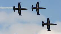 Breitling Jet Team, letoun L-39. International Flying Display v Hradci Králové