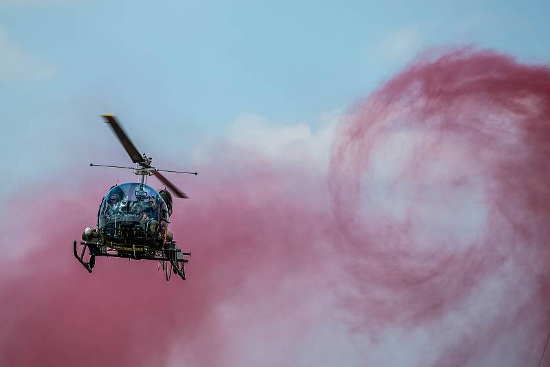 Helicopter Show v Hradci Králové.