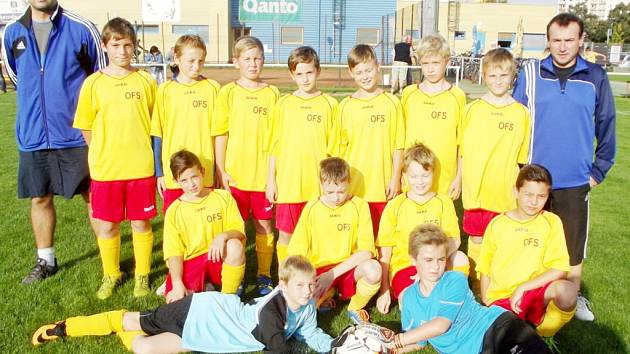 Výběr fotbalistů OFS Hradec Králové U12.