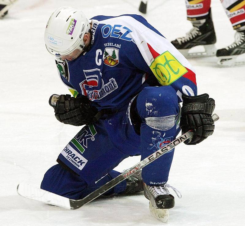 I. hokejová liga: HC VCES Hradec Králové - HC Vrchlabí 5:4 pp (pátek 27. listopadu 2009)