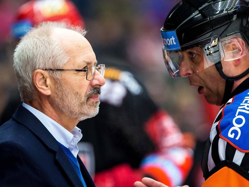 Hokejová extraliga: Mountfield HK - HC Dynamo Pardubice.