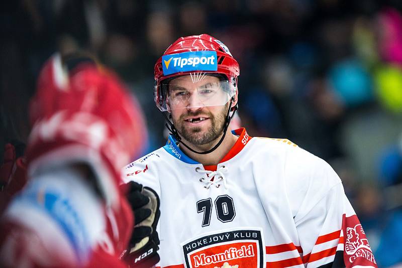 Hokejová extraliga: Mountfield HK - BK Mladá Boleslav.