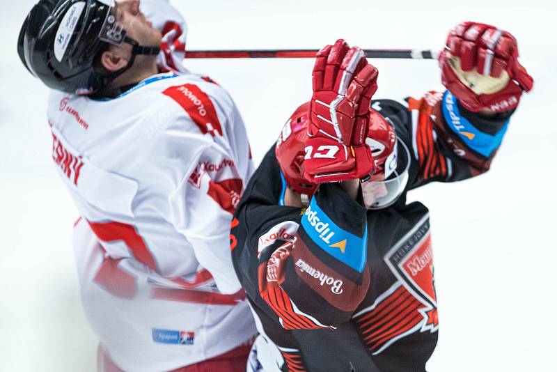 Hokejová extraliga: Mountfield HK - HC Olomouc.