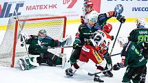 Předkolo hokejového Generali play off Tipsport extraligy: Mountfield HK - HC Energie Karlovy Vary.