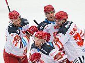 Hradečtí hokejisté se po utkání s Olomoucí mohli radovat z vítězství 6:0.