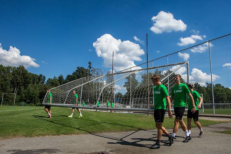 Fotbal fotbalová národní liga FC Hradec Králové  první trénink