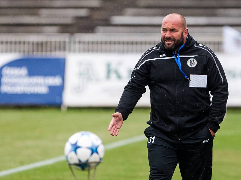 Fotbalová národní liga: FC Hradec Králové - MFK Frýdek-Místek.