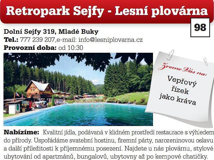 Retropark Sejfy - Lesní plovárna