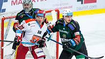 Předkolo hokejového Generali play off Tipsport extraligy: Mountfield HK - HC Energie Karlovy Vary.