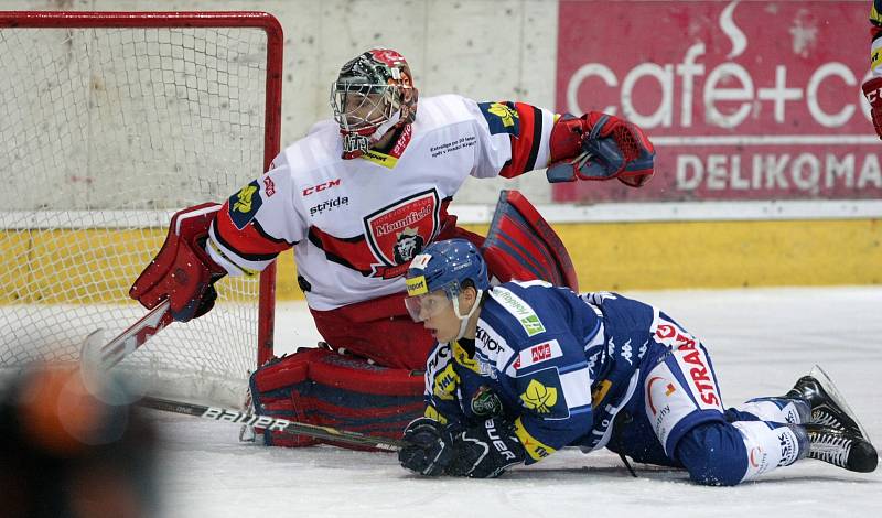 Hokejová extraliga: Mountfield HK - HC Kometa Brno.