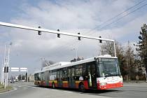 Z křižovatky Brněnské a Palachovy ulice v Hradci Králové by v budoucnu měly odbočovat trolejbusy.